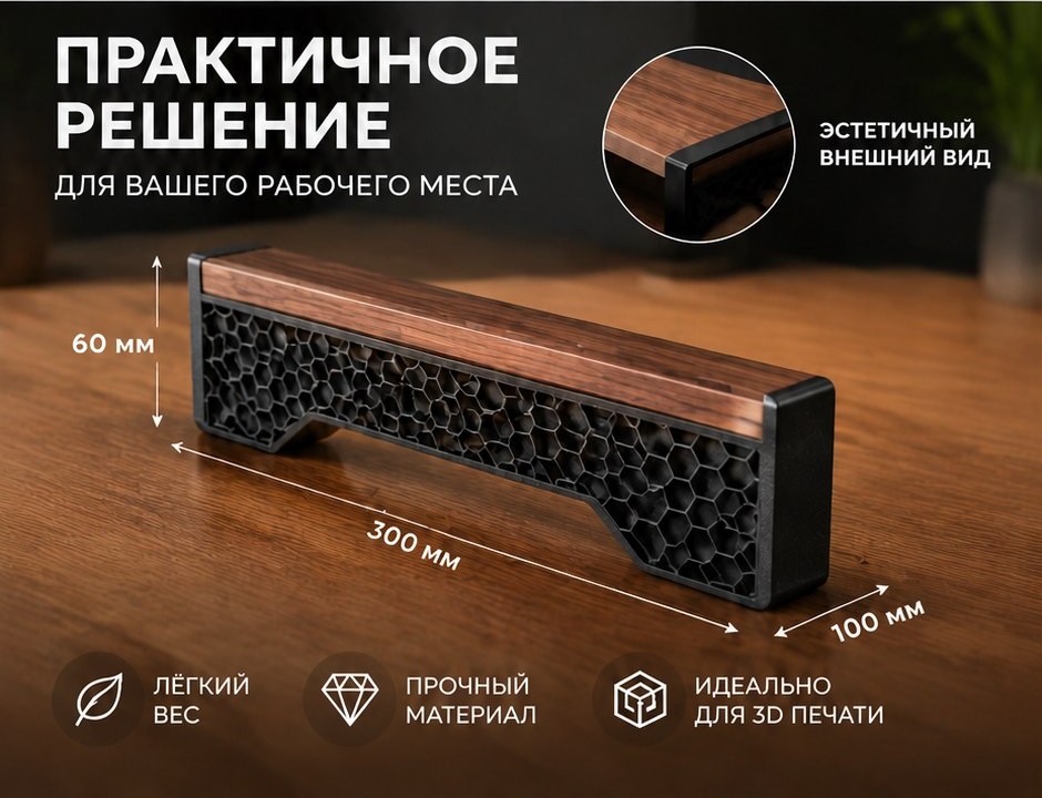 3D модель Ножек для подставки под монитор компьютера / Опоры, стойки, замена ножек (STL)