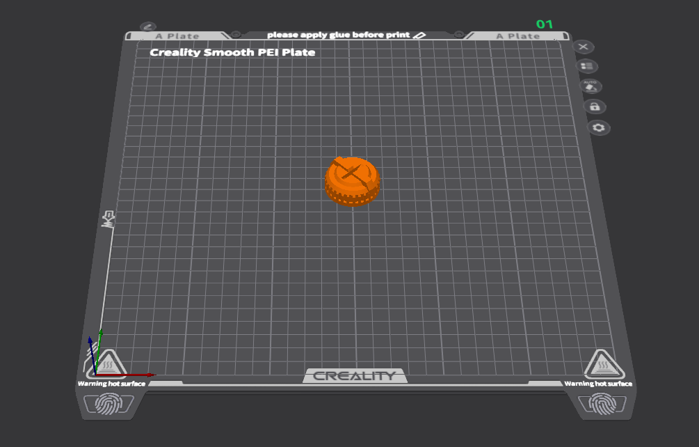 3D-модель Крышка топливного бака для бензопил Echo