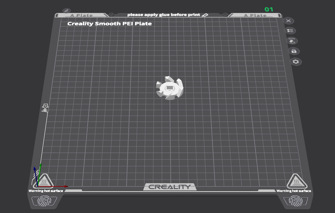 3D-модель Муфта редуктора измельчителя Braun Multiquick