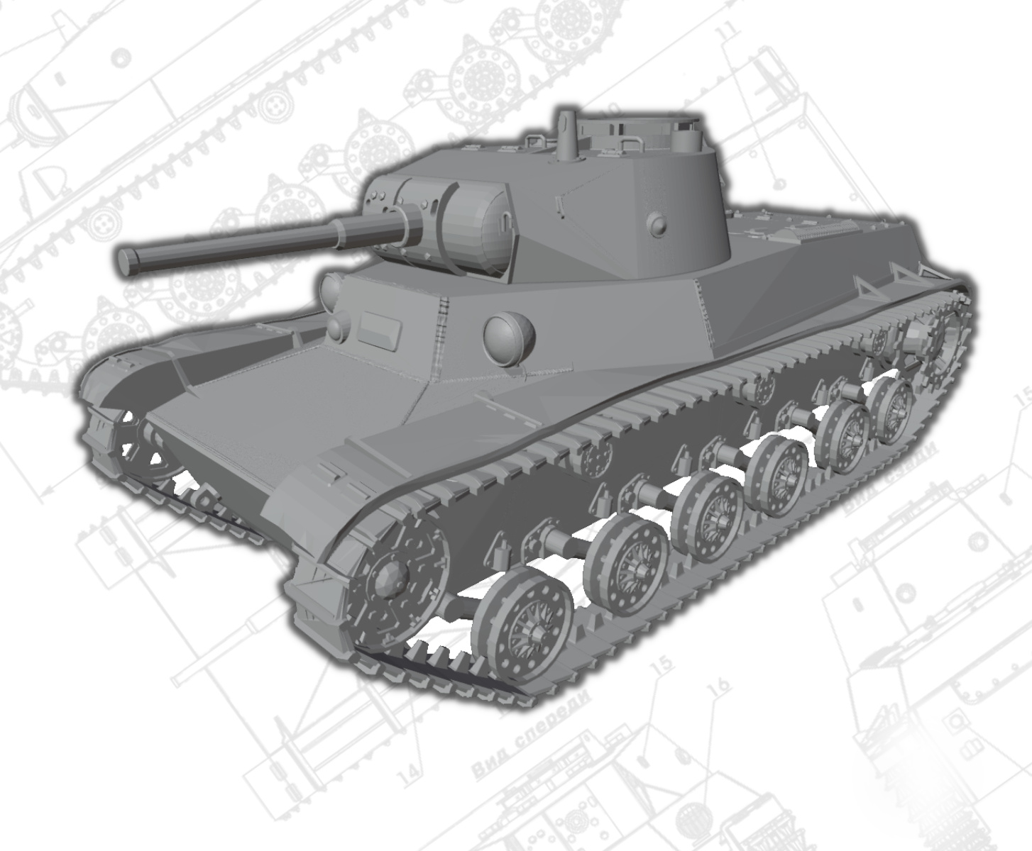 Сборная модель, Т-50, 1:72, советский лёгкий танк