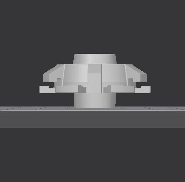 3D-модель Ремонтная втулка (муфта) крыльчатки двигателя для воздушной завесы Ballu / Electrolux